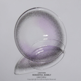 【散光】Lenstown Romantea Bubbly Candy Purple 로맨티버블리 캔디퍼플(난시용) 6months