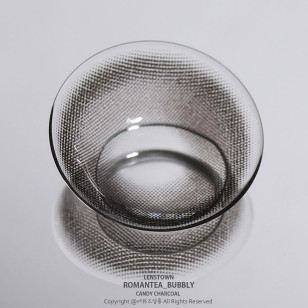 【散光】Lenstown Romantea Bubbly Candy Chacoal 로맨티버블리 캔디차콜(난시용) 6months