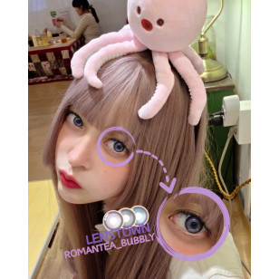 【散光】Lenstown Romantea Bubbly Candy Purple 로맨티버블리 캔디퍼플(난시용) 6months