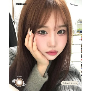 【散光】Lenstown Romantea Smoky Smoky Brown 로맨티스모키 스모키브라운 (난시용) 6months