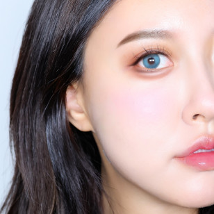 【散光】Lenstown Romantea Bubbly Candy Blue 로맨티버블리 캔디블루(난시용) 6months