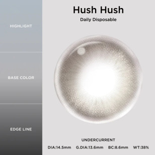 moody 1 Day Hush Hush Undercurrent Grey 暗湧