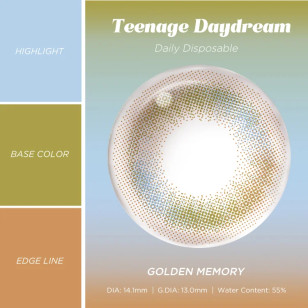moody 1Day Teenage Daydream Golden Memory Green 加州日記