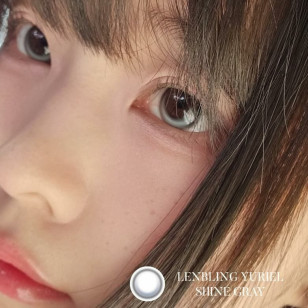 【散光】Lenbling Eye Only 1 Month Yuriel Shine Gray 每月抛棄散光彩妝隱形眼鏡