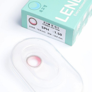 【散光】Lenbling Eye Only 1 Month Pureble Hot Pink 每月抛棄散光彩妝隱形眼鏡