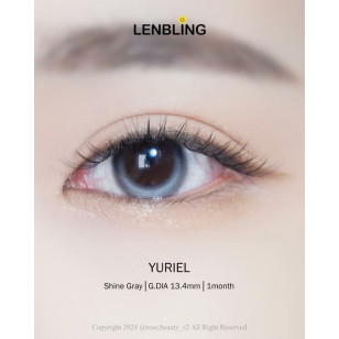 【散光】Lenbling Eye Only 1 Month Yuriel Shine Gray 每月抛棄散光彩妝隱形眼鏡