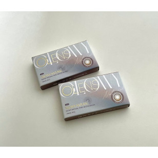 【散光】Olens Glowy Natural 1 month Mocha Brown 每月抛棄散光彩妝隱形眼鏡