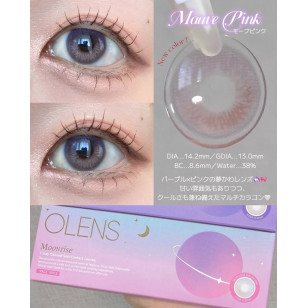 Olens 1Day Moonrise Mauve Pink(10P) ムーンライズ ワンデー モーブピンク