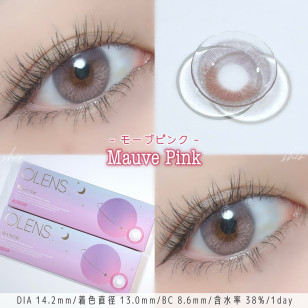 Olens 1Day Moonrise Mauve Pink(10P) ムーンライズ ワンデー モーブピンク