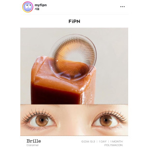 [1Day and 1Month]FiPN Brille Camel 피픈 브릴레 카라멜
